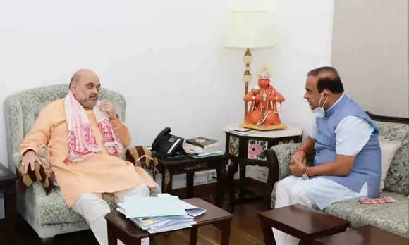 Assam CM Sarma Discusses Flood Situation During Meet With Amit Shah