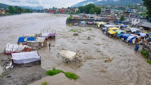 Several Feared Washed Away After Cloud Burst In Himachal's Kullu