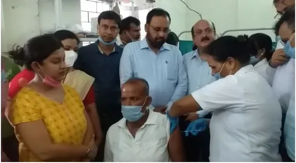 Assam Minister Keshab Mahanta Launches COVID Vaccine Booster Dose Drive