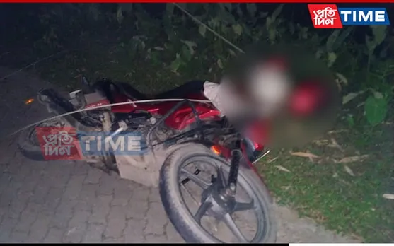 Man Riding Bike Electrocuted By Live Wire In Assam