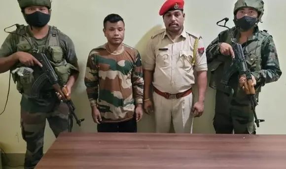 Security Forces Apprehend Naga Cadre In Assam's Sadiya