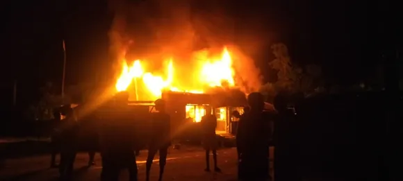 Army Jawans Injured While Dousing Shop Fire In Assam's Tinsukia