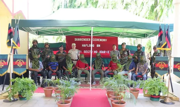 Assam: 8 Active NSCN (IM)/KTU Cadres Surrender In Dima Hasao