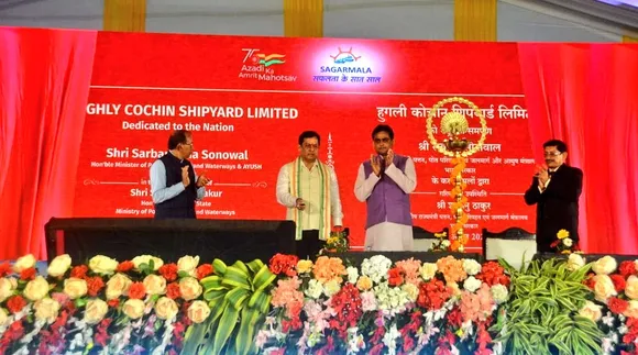Sarbananda Sonowal Inaugurates Hooghly Cochin Shipyard in Howrah