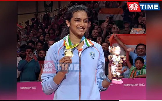 PV Sindhu Bags Gold Medal In CWG, Puts India In 4th Position
