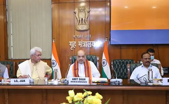 Amit Shah Reviews Security Situation in Jammu & Kashmir