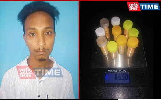 Drug Peddler Arrested in Guwahati, Heroin Seized