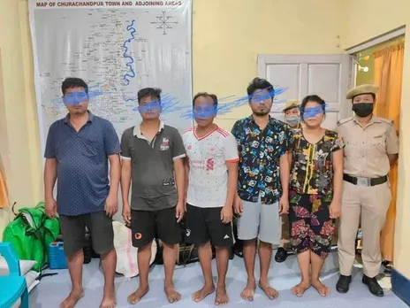 Five Myanmar Nationals Nabbed In Manipur