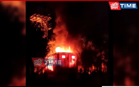 BREAKING: Ink Factory Up In Flames In Guwahati's Palashbari
