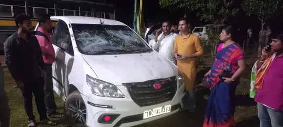Tripura Youth Congress President Attacked During Political Event