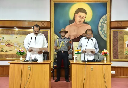 Prof. Nirode Boruah Takes Oath as VC of Majuli University of Culture