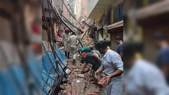4 Injured In Building Collapse In Delhi, Several Feared Trapped