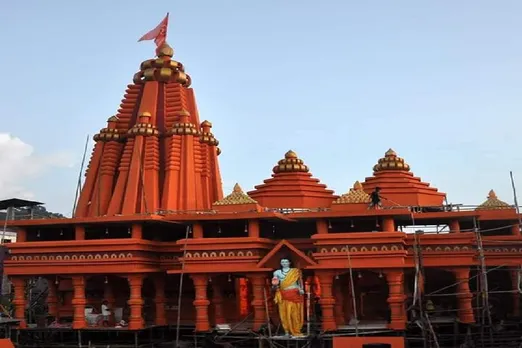 Assam: Durga Puja Pandal Prepared in Replica of Ram Temple in Ayodhya