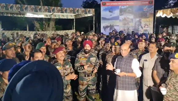 Rajnath Singh Visits Assam’s Dinjan, Reviews Operational Readiness Along LAC