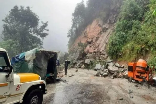 Sikkim: Multiple Landslides Block Several Roads