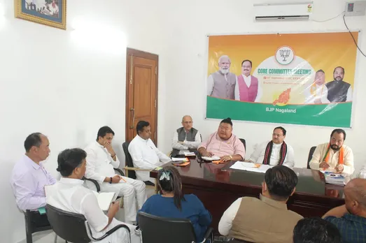 JP Nadda Attends BJP Core Committee Meet on 2nd Day of Nagaland Visit
