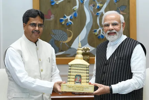 Tripura CM Calls On PM Modi In New Delhi