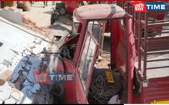 Guwahati: Tragedy Averted As Portion Of Building Falls On Streets