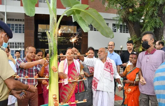 Dr B Borooah Cancer Institute Celebrates Diwali with Patients, Staff