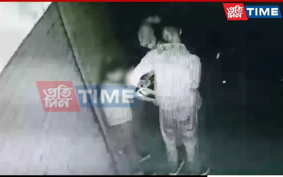 Youths Inject Drugs Amid Rain in Guwahati