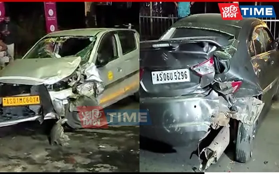Guwahati: Drunk Cab Driver Hits Parked Car, 2 Injured