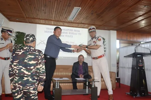 In a First, Mizoram Firearms Bureau Hands Over Confiscated Arms To State Police