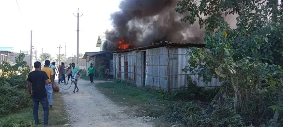 Assam: Massive Fire Guts 7 Houses In Kokrajhar