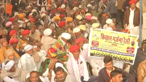 Farmers Protest Again In Delhi, Demand Guarantee For MSP