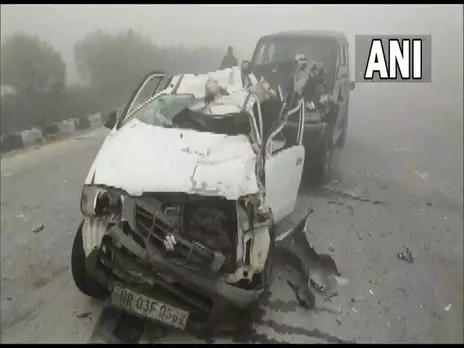 Several Injured After 22 Vehicles Collide in UP