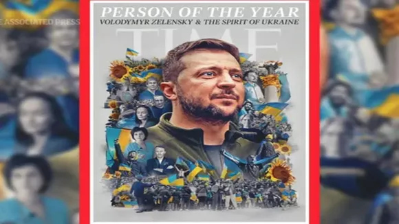 Ukrainian President Zelenskyy Named Time's Person Of The Year