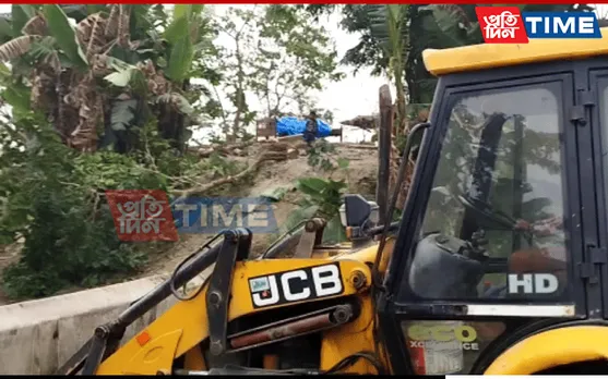 Assam: Eviction Drive Carried Out At Satra Kanara In Barpeta