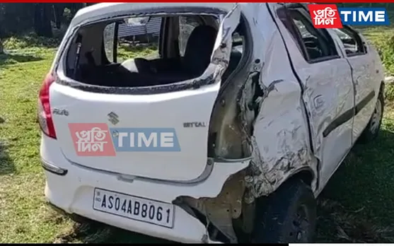 Assam: Barsha Rani Bishaya Meets with Car Accident in Charaideo