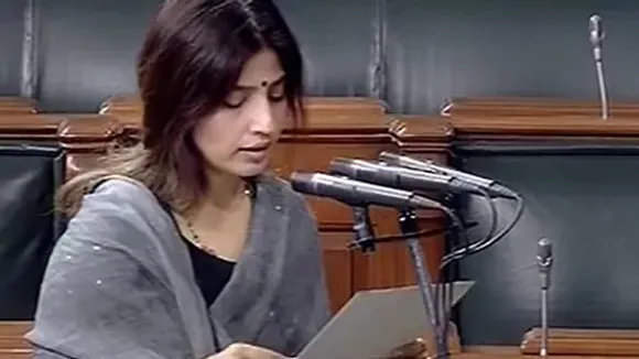 Dimple Yadav Takes Oath as Lok Sabha MP