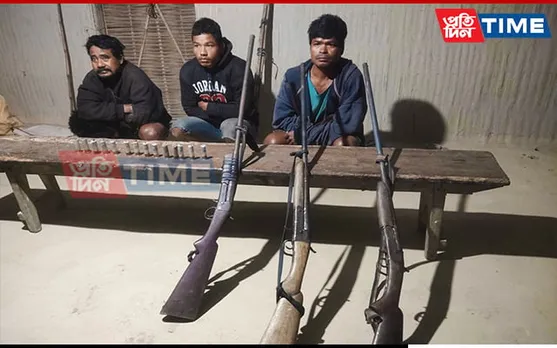 Three Held With Rifles, Ammunition In Assam's Sonitpur