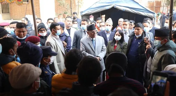 Nepal Plane Crash: PM Prachanda Meets Victims' Kin