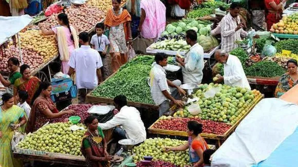 India's Retail Inflation Dips To One-Year Low Of 5.72 %