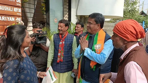 Tripura Assembly Polls: CM Manik Saha Holds Door-to-Door Campaign