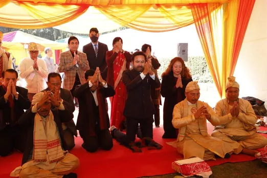 Sarbananda Sonowal Hosts Me-Dam-Me-Phi at His Official Residence in New Delhi