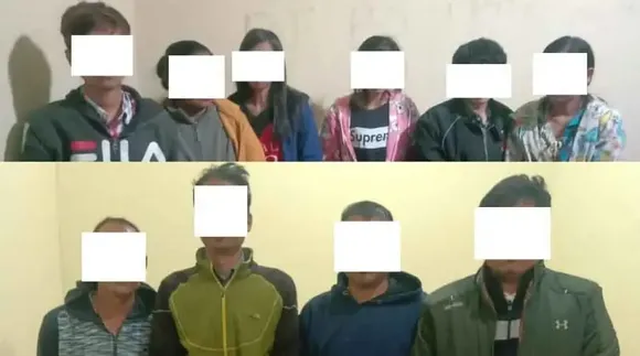 10 Myanmar Nationals Arrested in Manipur’s Churachandpur District