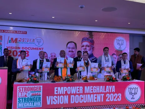 BJP Releases Poll Manifesto Titled ‘Empower Meghalaya’ for Assembly Elections