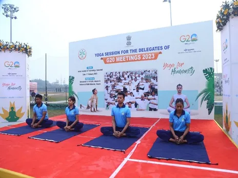 Y20 Delegates Participate In Yoga Session In Guwahati