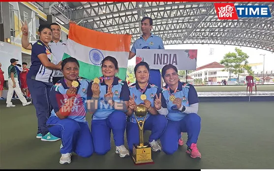 Nayanmoni Saikia Bags Gold Medal at Asian Lawn Bowls Championship