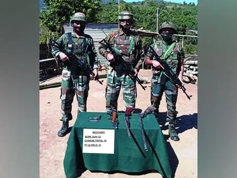 Assam Rifles Recover Arms, Ammunition From Temporary Hut In Mizoram