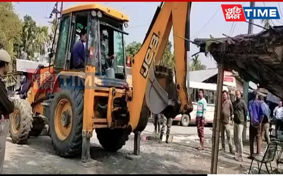 Assam: Sadiya Admin Launches Eviction Drive To Clear Roadside Reserve Lands