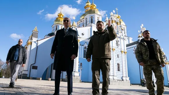 US President Joe Biden Makes Surprise Visit to Kyiv
