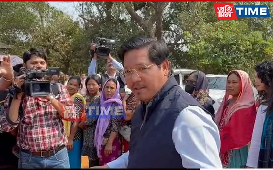 Meghalaya Chief Minister Conrad Sangma Casts Vote From South Tura