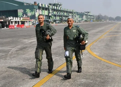 Air Marshal SP Dharkar Visits Tezpur Air Base, Reviews Exercise 'Poorvi Akash'