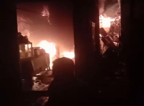 Massive Fire Guts Down Property Worth Lakhs in Assam's Dhubri