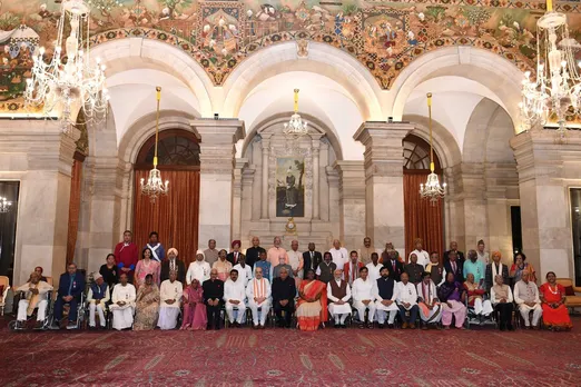 President Murmu Confers Padma Awards to 3 Notable Personalities from Assam