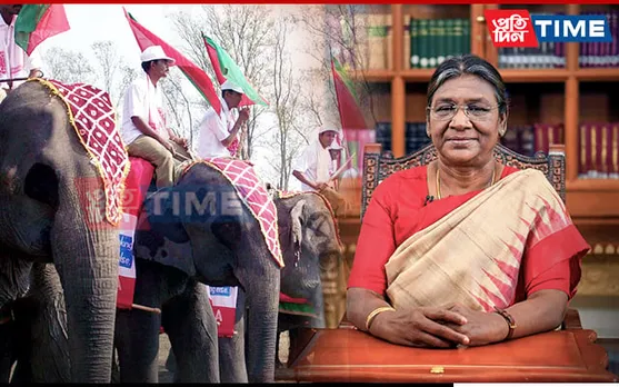 Assam: Prez Murmu to Attend Kaziranga Elephant Festival on April 6, 7